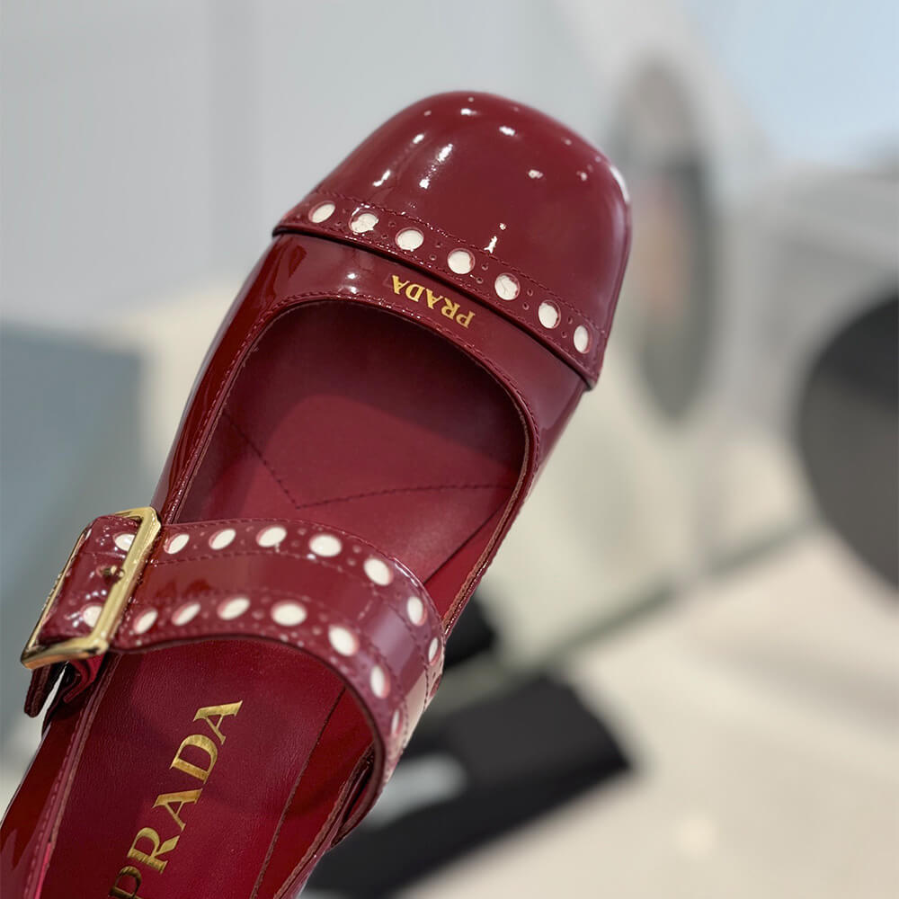 Pra*a Patent leather Mary Jane pumps