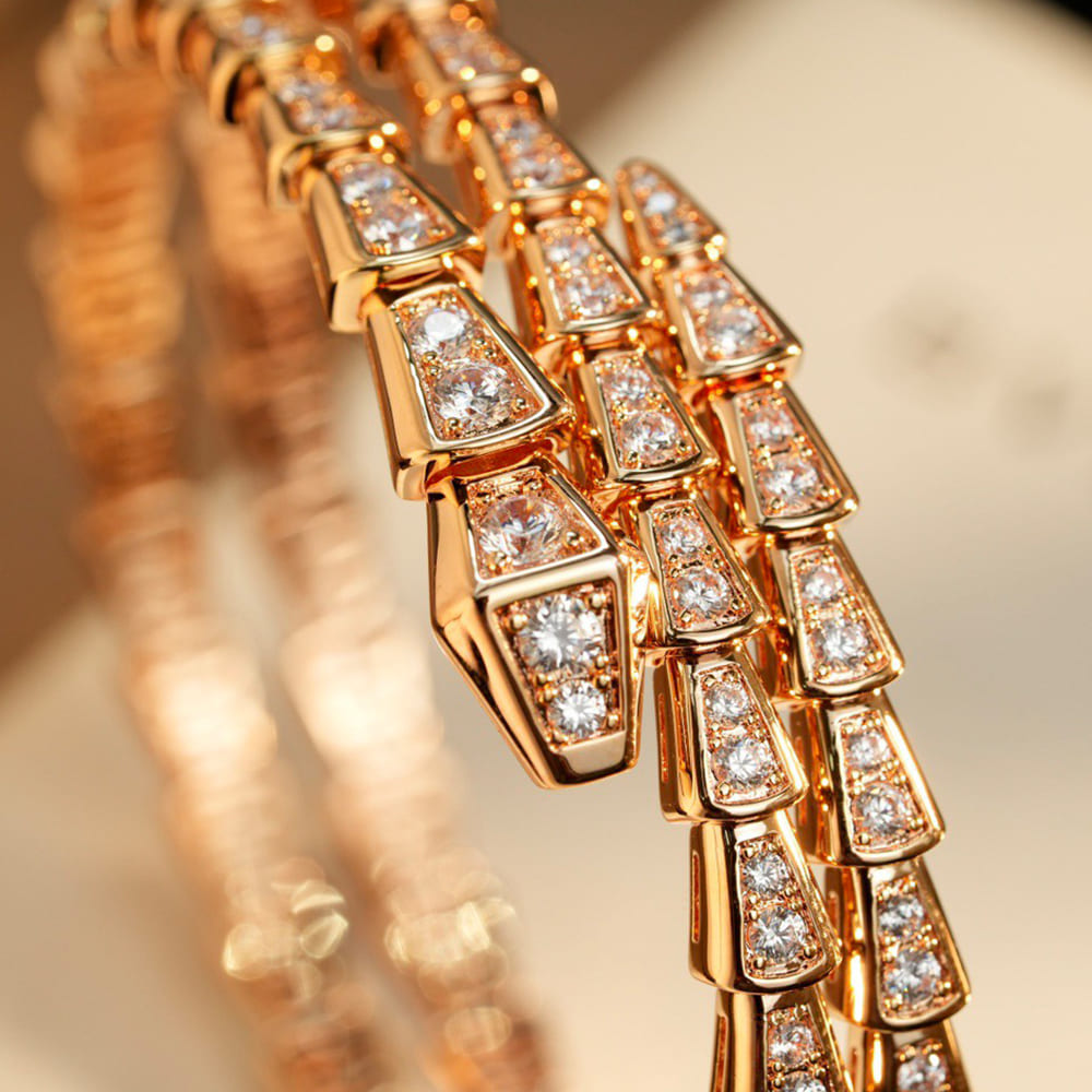 Bv1g*ai Serpenti Viper Bracelet