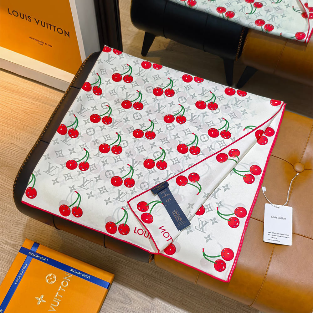 LV x TM Monogram Cerise Square 90