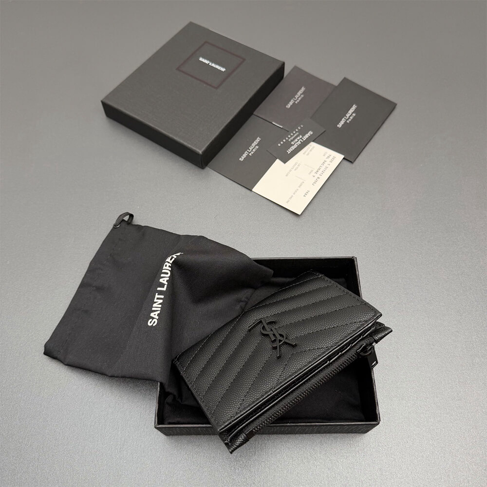 CASSANDRE MATELASS?? Fragments bi-fold wallet in grain de poudre leather(HIGH-END GRADE)