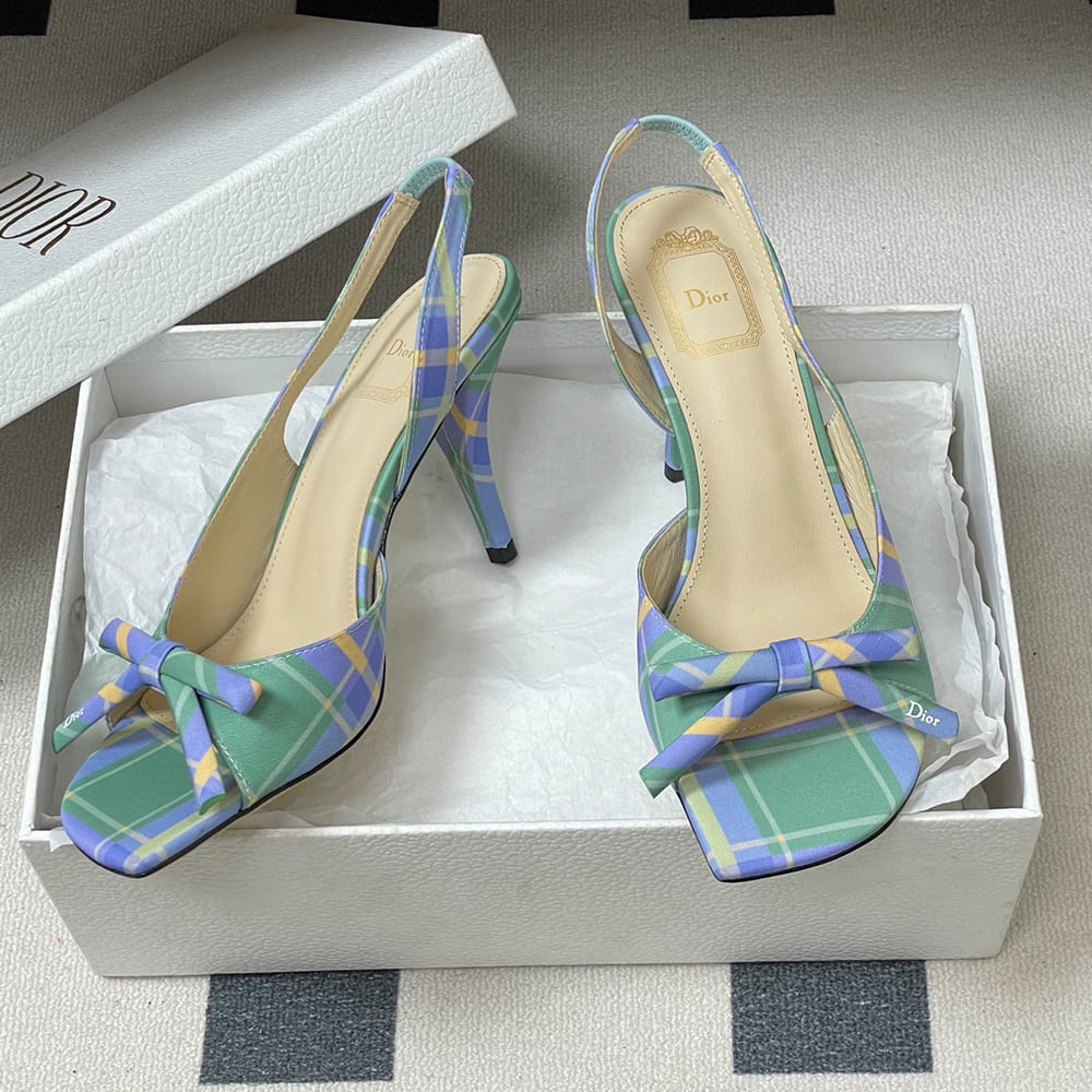 D10r Bow Heeled Slingback Sandal (EU SIZE 35-42)