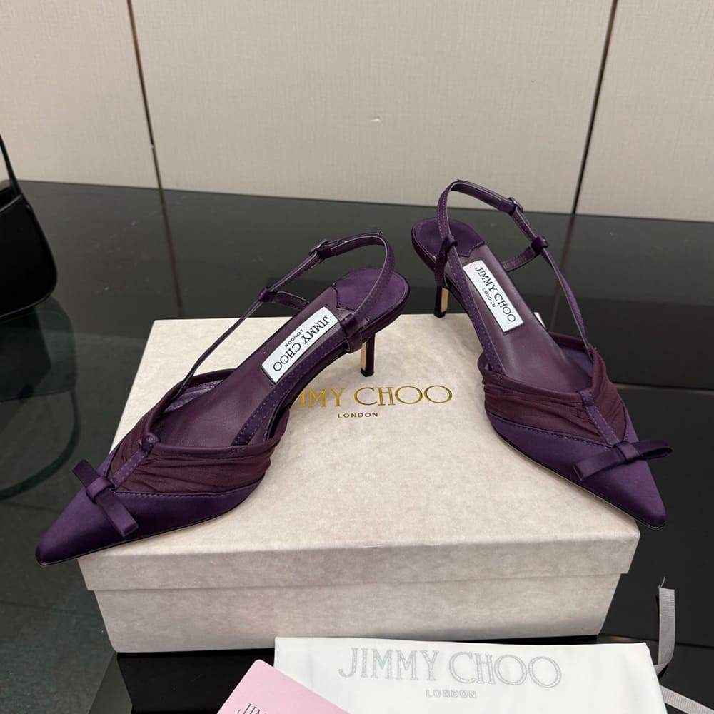 J1m*y Ch00 Ruched Tulle Pumps (EU SIZE 35-42)