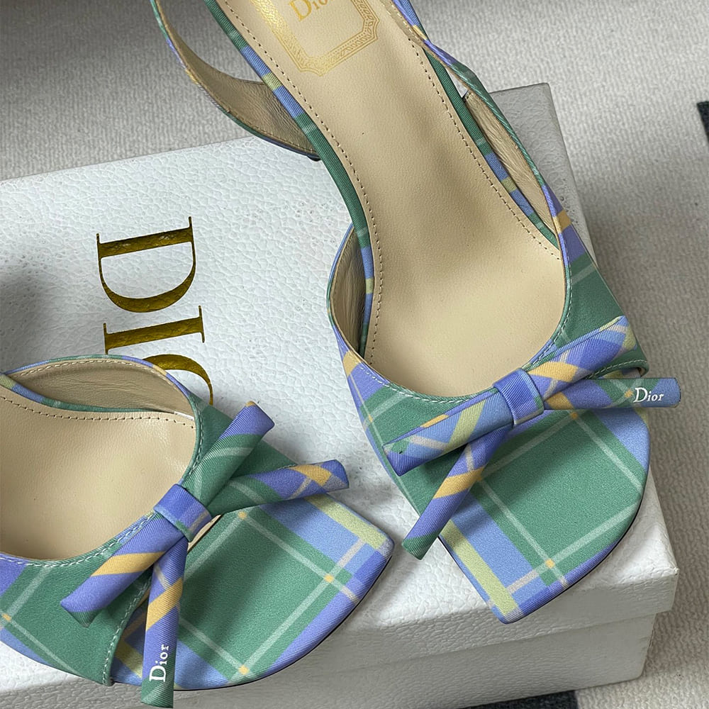 D10r Bow Heeled Slingback Sandal (EU SIZE 35-42)
