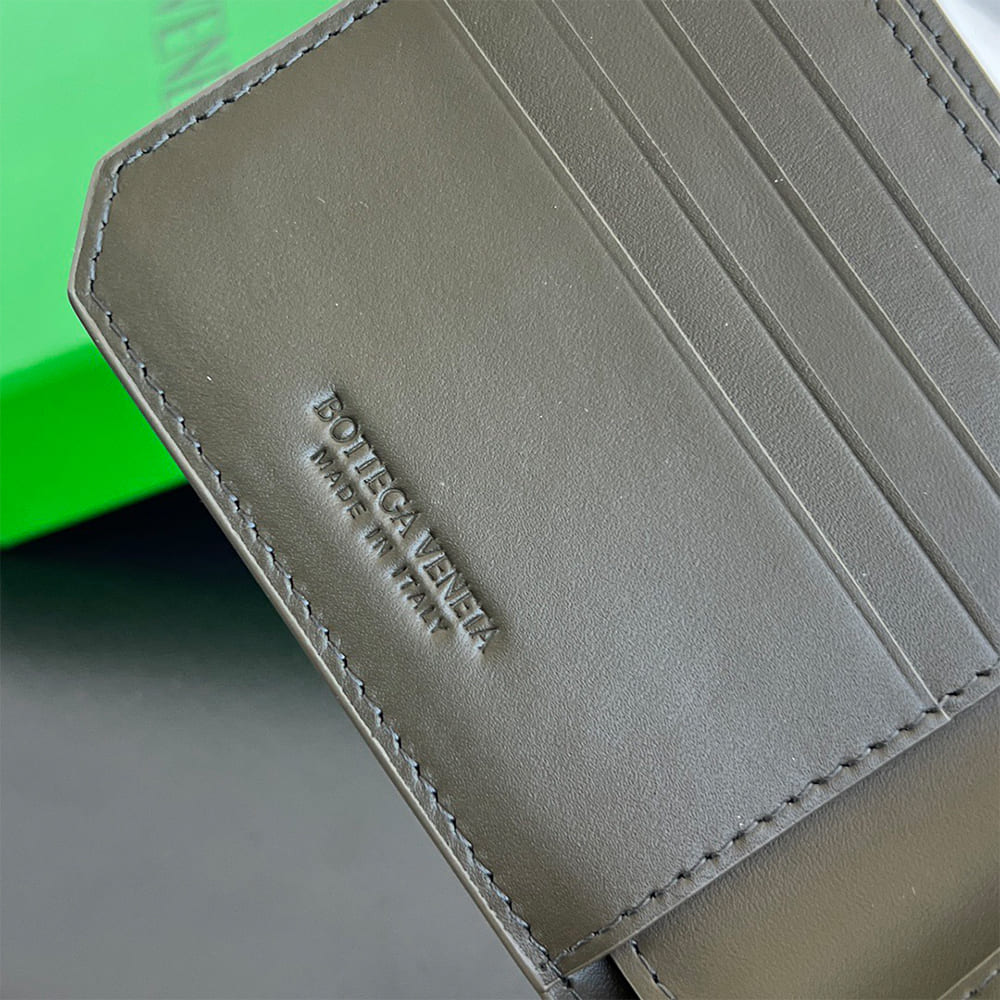Intrecciato Piccolo Bi-Fold Wallet(HIGH-END GRADE)